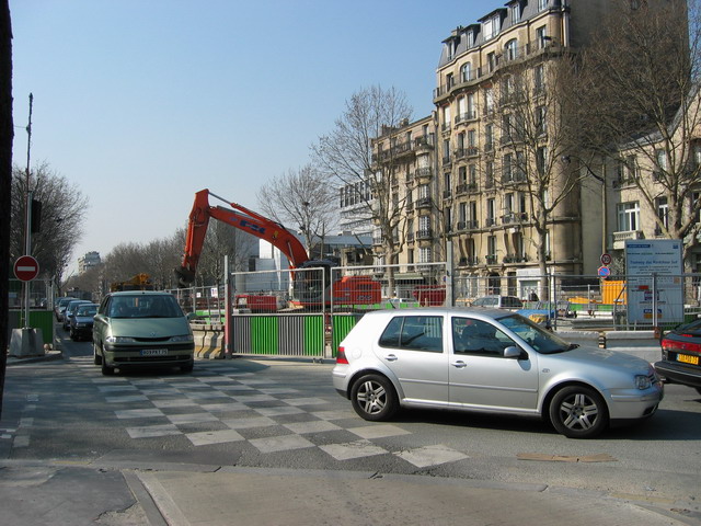les travaux du tramway sur les marchaux battent leur plein !