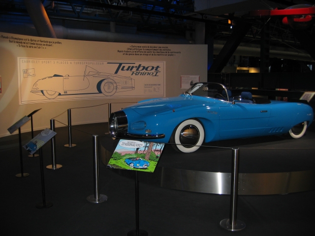 la fameuse voiture de Spirou et Fantasio
